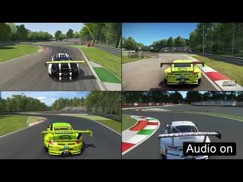 Assetto Corsa vs Project CARS 2 vs RaceRoom vs rFactor 2 Porsche 911 GT3 R Comparison