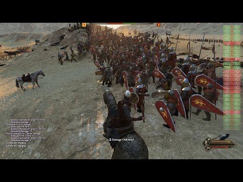 Vlandian Civil War: Clash by the Desert Cliffs ⚔️🔥 Mount & Blade II