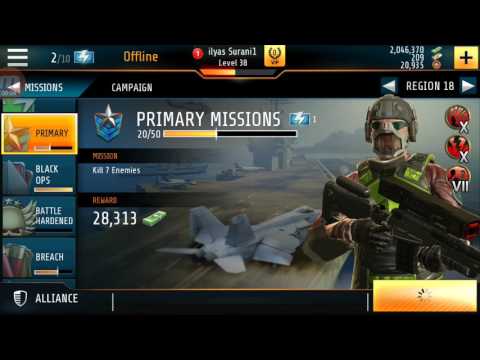 Kill Shot Bravo Region 18=21 Primary Mission Complete