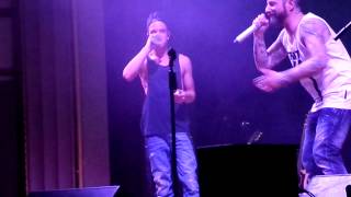 Luca Hänni & Christopher S "Dirty Bass" & "I Can't Get No Sleep" Bern 21.02.2014