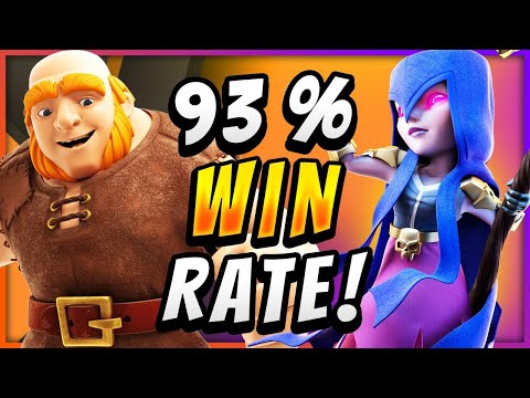 93% WIN RATE! BEST GIANT GRAVEYARD DECK — Clash Royale