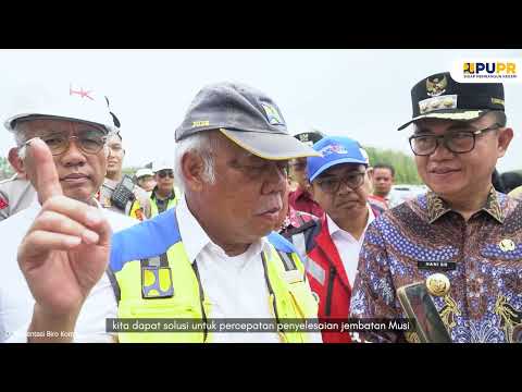 PUPR Akselerasi Pengerjaan Jalan Tol Palembang - Jambi