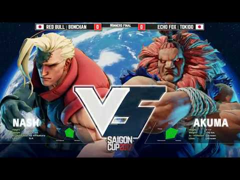 Saigon Cup 2017 - SFV TOP 8 Winners Final - Bonchan (Nash) vs. Tokido (Akuma)