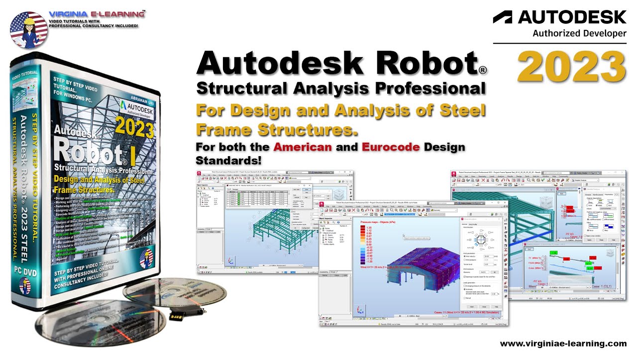 Autodesk Robot Structural Analysis Professional 2023 | Steel | Level I