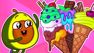 We Love Ice Cream Song 🍦🍨😋 || VocaVoca 🥑💖 Kids Songs &amp; Nursery Rhymes