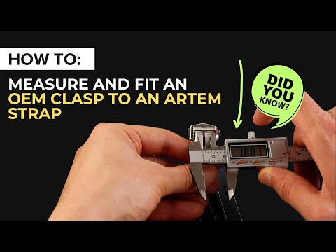 How to Measure Your OEM Clasp for a Loop-less™ Strap
