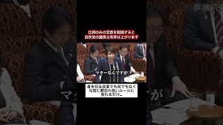 比例のみの定数を削減すると自民党の議席占有率は上がり、与党に都合の良いルールに変わるだけ…