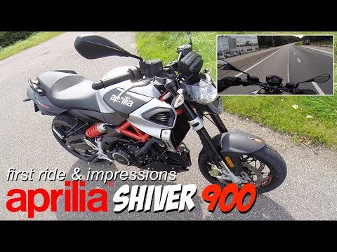 Aprilia Shiver 900 test ride