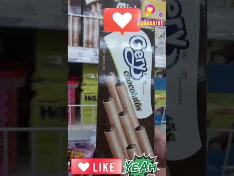 Chocolatos Dark Chocolate Wafer Rolls: Irresistible Store Find! #shorts