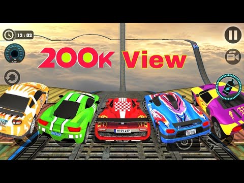 Impossible stunt car tracks 3d All vehicle unlocked - Android gameplay 2021