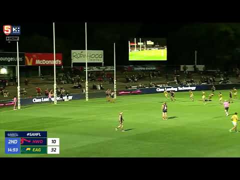 Rd 1 SANFL Snapshot - Eagle Zane Williams steals & goals