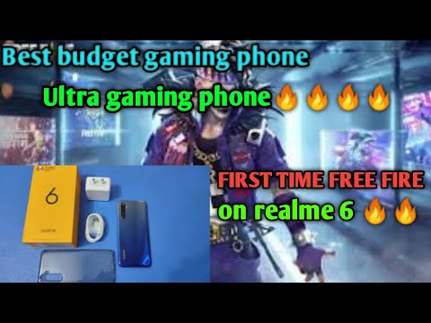 Free fire best budget phone || Realme 6 first gameplay on free fire