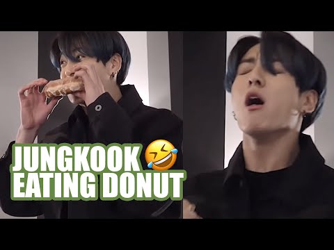 [KPOP LOG] Jungkook with his donut & coffee (BTS Donut Time 방탄소년단) ♡