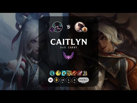 Caitlyn ADC vs Samira - KR Master Patch 13.16