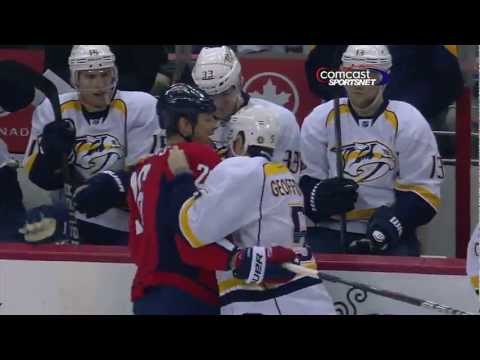 Matt Hendricks nails Jered Smithson [HD]