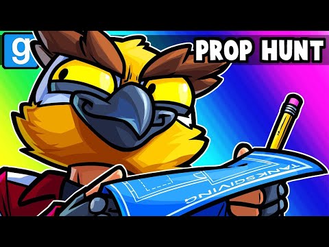 Gmod Prop Hunt Funny Moments - Secret Hiding Spots!