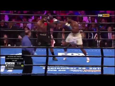 Marcus browne vs Jean Pascal boxing highlights