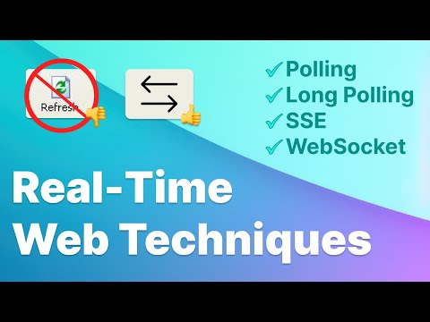 Real-Time Techniques: Polling, Long Polling, Server-Sent Events & WebSockets