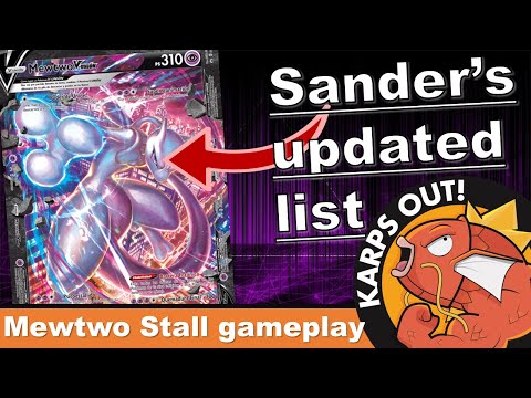 Control master Sander Wojcik's updated Mewtwo V-Union stall gameplay! Best Lost Origin Control deck!
