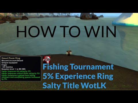 How To Win The Fishing Tournament WotLK