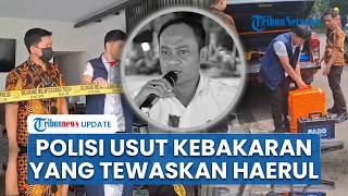 Polisi Gelar Olah TKP Kebakaran Rumah yang Tewaskan Anggota BPK Haerul Saleh, 3 Saksi Diperiksa