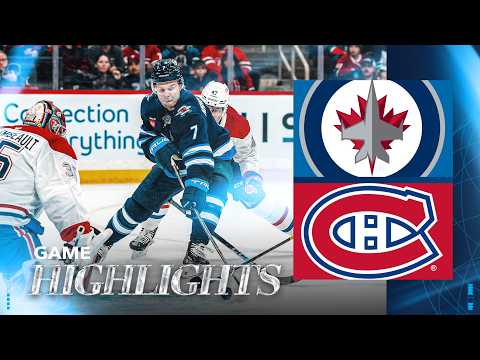 Winnipeg Jets vs. Montréal Canadiens - Game Highlights
