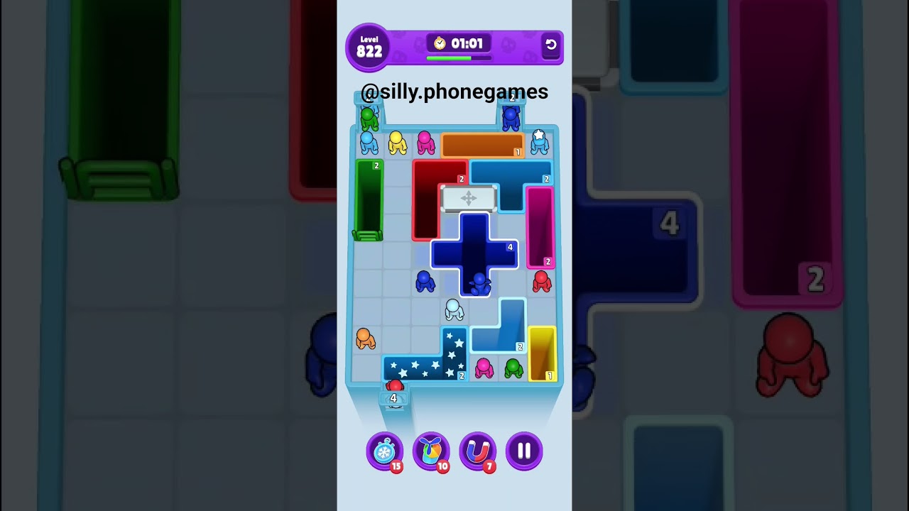 Drop Away Level 822 Walkthrough Solution