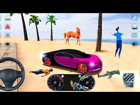 TAXI SIM 2020 | BUGATTI DIVO CITY CAR DRIVING GAMES ANDROID IOS GAMEPLAY👮🚖CAR GAMES RICH UBER DRIVER