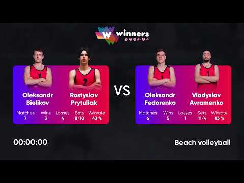 23:55 O. Bielikov / R. Prytuliak - O. Fedorenko / V. Avramenko 02.12.2022 | Winners Beach Volleyball