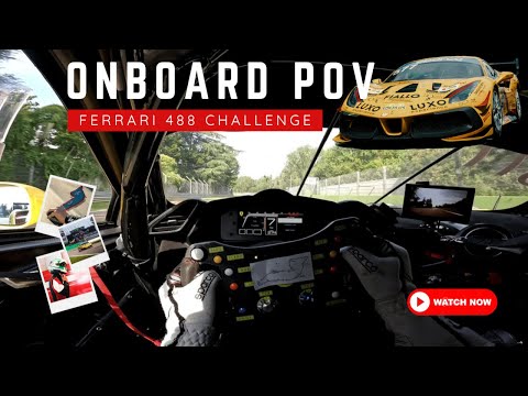 POV Onboard Lap Ferrari 488 Challenge Evo | CIGT Imola