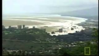 Tsunami Hawaii 2012 by landslide. Mega Tsunami