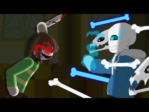 Sans Vs Chara |Stick-nodes_Animation_Joint|