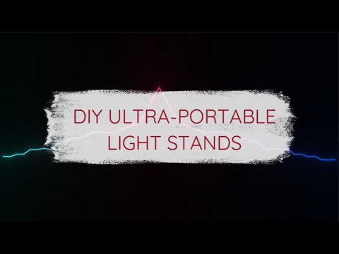 DIY Ultra-Portable Light Stands!! - Camera Carnage Ep. 2