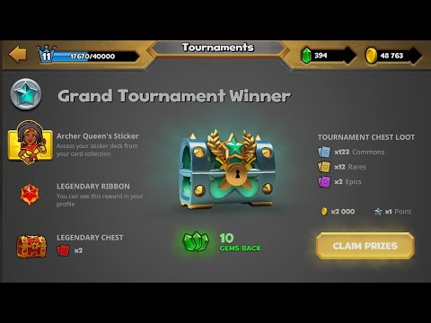 Archer Queen Grand Tournament Win in Castle Crush