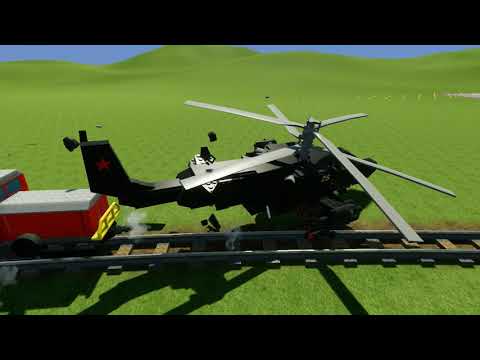 MASSIVE LEGO Train Wrecks #224 - Brick Rigs Gameplay - Lego Toy Destruction