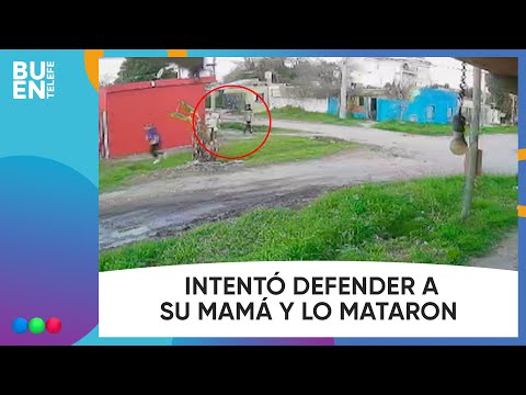 A 17-year-old boy who tried to defend his mother was killed in González Catan #BuenTelefe
