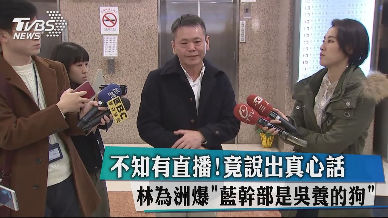 不知有直播! 林為洲爆「藍幹部是吳養的狗」