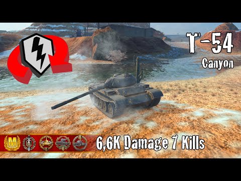 T-54  |  6,6K Damage 7 Kills  |  WoT Blitz Replays