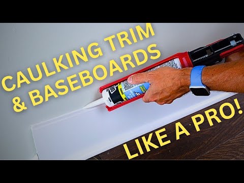 Caulking Trim and Baseboards
