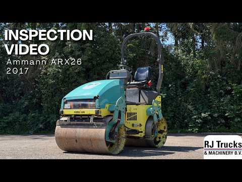 Ammann ARX26 - Water spray | Double Vibration | Double Drum Drive video miniatuur
