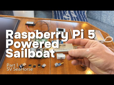 Raspberry Pi powered sailboat with Opencpn chart plotter and $30 cheap VHF RTL SDR AIS dongle
