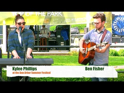 Kylee Phillips at the Acoustic Stage, Ann Arbor Summer Festival “Hallelujah To The Sound”