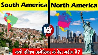 South america vs North America in Hindi | North VS South Continent Comparison in Hindi 2024