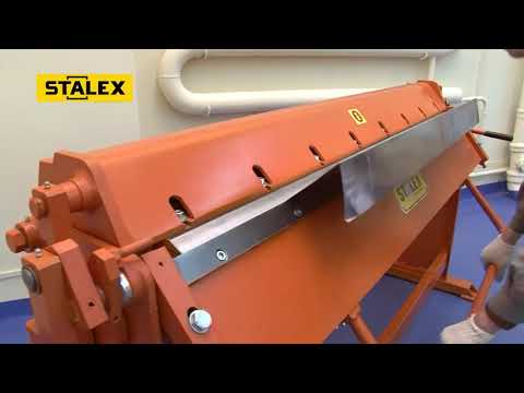 Stalex 1300/1,2 - станок для гибки металла sta1300/1,2, видео 2