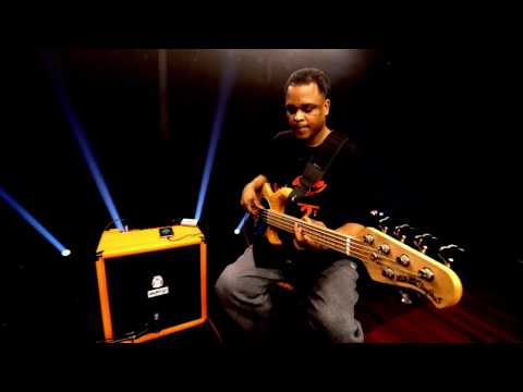 Orange CR100BXT Crush Pix 100w Bass Combo 2010s - Orange image 3