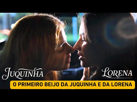 Juquinha can't resist and takes the initiative to kiss Lorena.