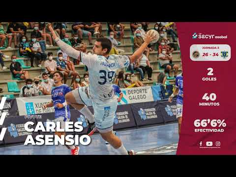 Carles Asensio | BM Incarlopsa Cuenca vs Frigoríficos Morrazo Balonmán Cangas | 26 - 34