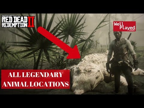 ALL 16 LEGENDARY ANIMAL LOCATIONS RED DEAD REDEMPTION 2