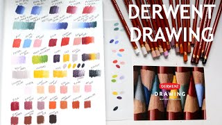 🎉 NEW Derwent Drawing 72 Pencil Set | Favourite Colour Combos and Blends #derwentdrawing #swatches