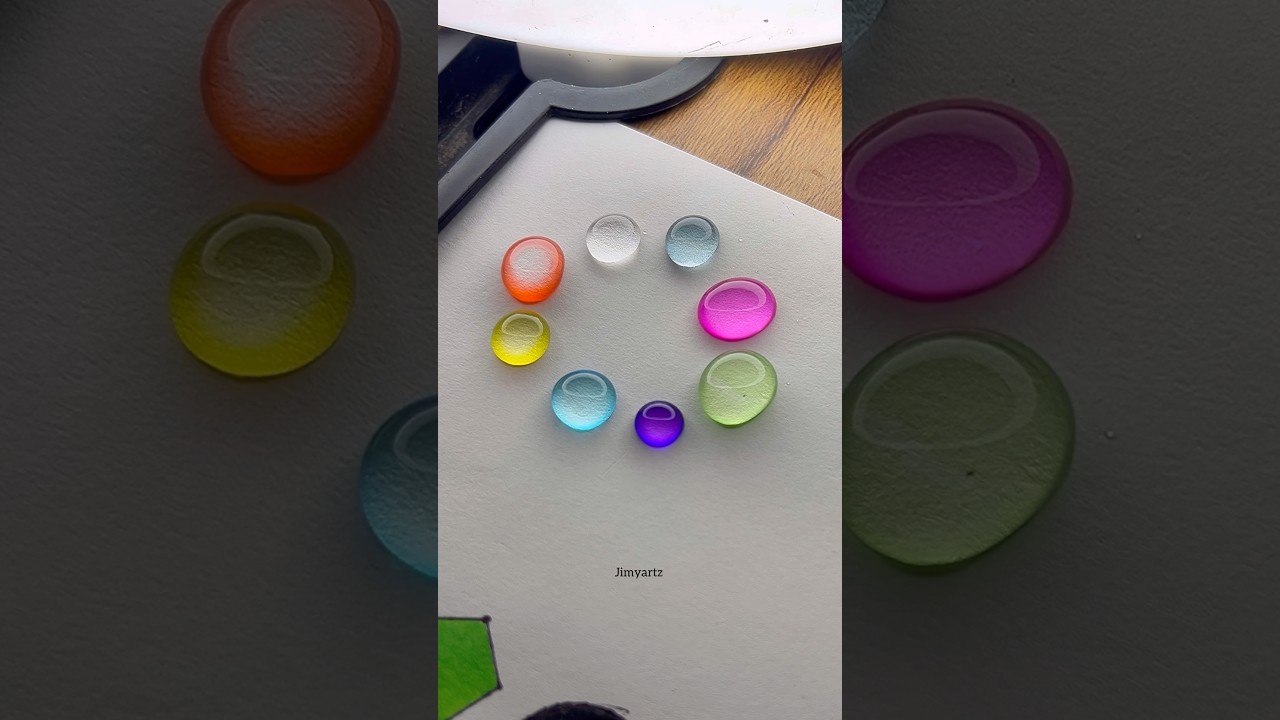 🖼️Colors Water Droplet Trend #shorts #trending #satisfying #shortsfeed #colors #drops #artwork
